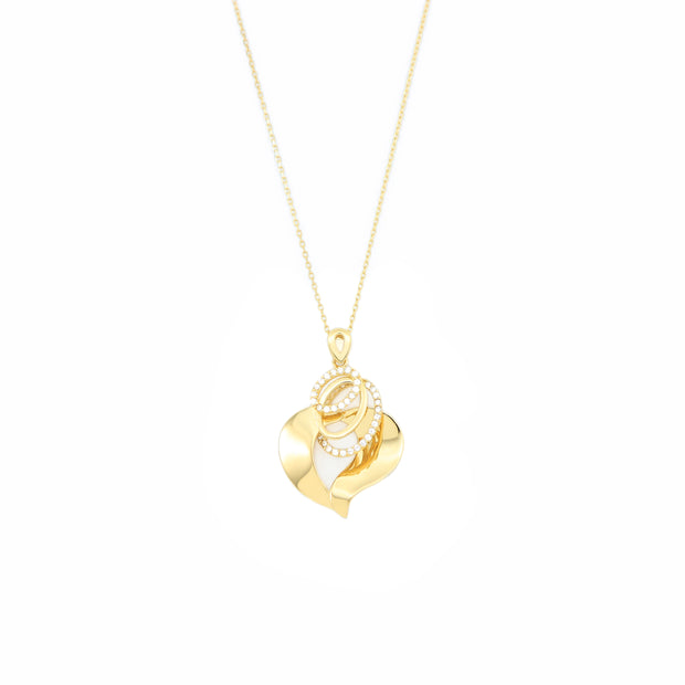 Swirling Hearts Necklace