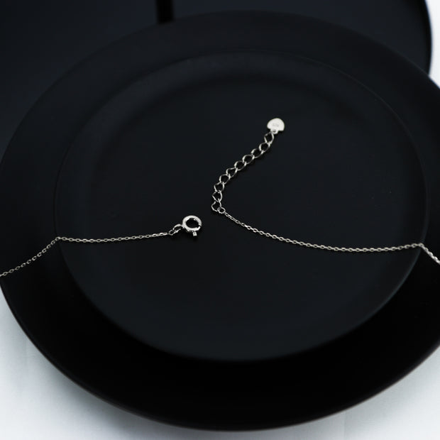 Double Plates Tag Necklace