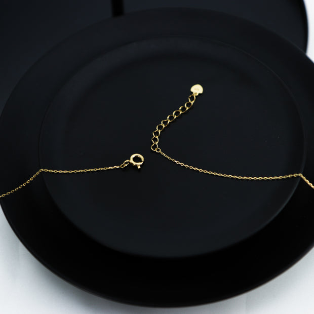 Double Plate Tag Necklace